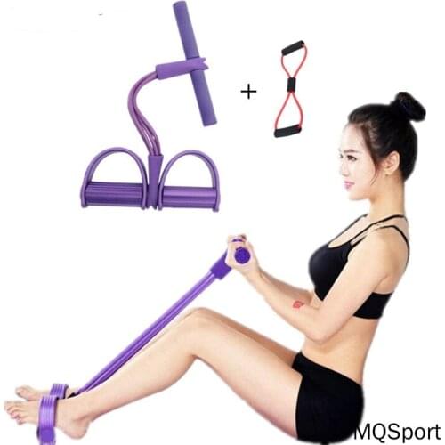 Gym Home Fitness Equipment Multifunction Pedal Tensioner Rally Rope Sit-Up Abdominal Exercise Training
