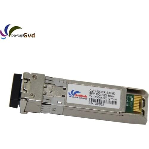 HW SFP-10G-BXD6 Compatible 10G BiDi SFP+ 1330nm-TX/1270nm-RX 60km Transceiver Module