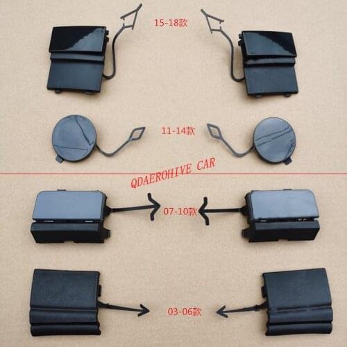 QDAEROHIVE Car Bumper Cover For VW TOUAREG 2003-2018 Front Bumper Towing Hook Cap Trailer Cover