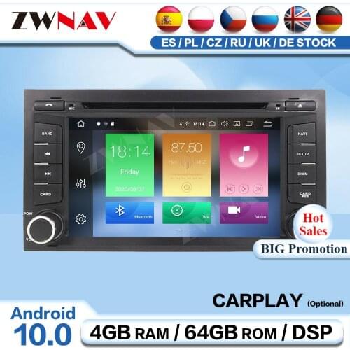 Carplay 2 Din Android 10 Multimedia For Seat Leon 2012 2013 2014 2015 2016 2017 Radio Receiver Audio Stereo Player GPS Head Unit
