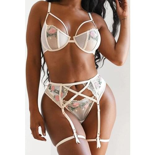 New Sexy Lingerie Underwear Sleepwear Women G-string Bra Lace Babydoll Nightwear Exotic Apparel Exotic Set Lingerie Set