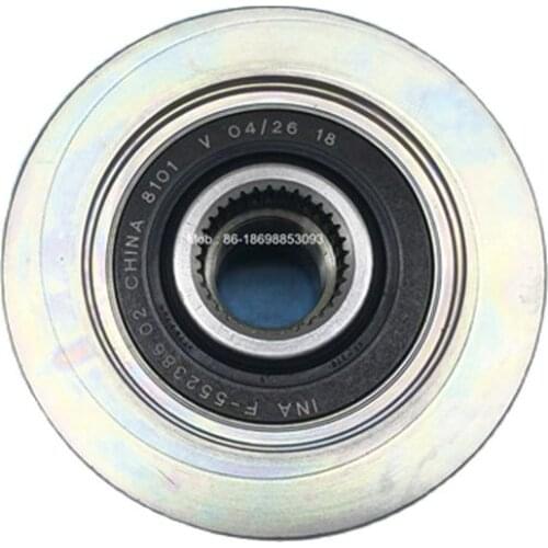 Original INA Pulley F552386 535017710 7PK OAP for Nissan Navara 2.5 Alternator Clutch Pulley 23151-EB301