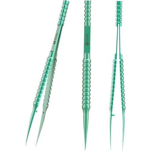 2UUL titanium alloy tweezer curned straight tip tweezer For Mobile phone motherboard repair precise wire jump Hand Tools Sets