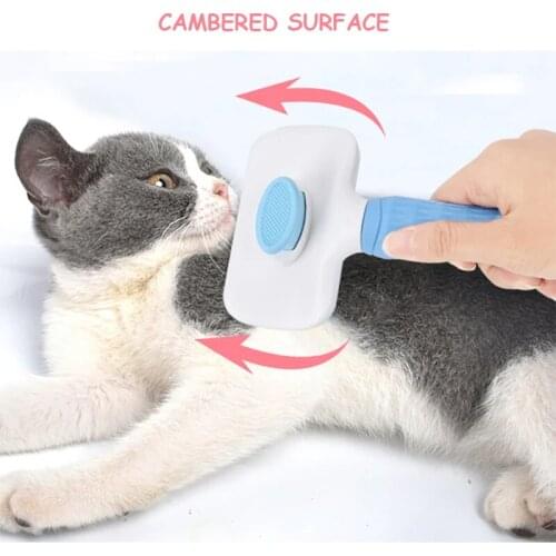Pet Hair Comb for Cat Dog Hair Remover Double-sided Easy Deshedding Brush for Cat Grooming Tool for Long Small Hair Dog Cat