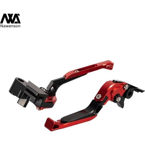 For Kawasaki Ninja 650R ER-6F ER-6N 2009-2016 Ninja 400R 2011 Motorcycle Extendable Brake Clutch Lever Adjustable Grips Handle