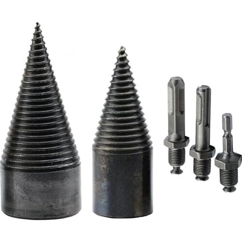 Wood Cutting 32/42mm Tools Drill Bits Square Round Hexagonal Bits Drill Splitting Cone Power Tool Accessories Screwdriver Drills