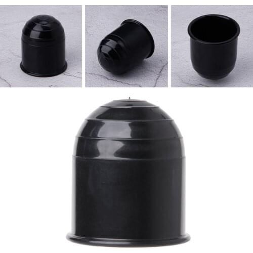 Universal 50MM Trailer Accessories Black Silver Car Tow Bar Ball Cover Cap Hitch Caravan Traile Towing Hitch Towball Car Styling