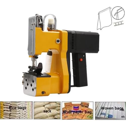 Bag Closer Closing Machine Portable Sewing Electric Stitcher Knitted Bag Sealing Closing Packing Machine Closer for Woven Sack