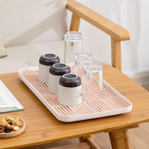 1Pc Cup Storage Trays Household Kitchen Organizer Double Layer Dish Tray Drainer Multifunctional Drying Rack for Fruit Vegetable