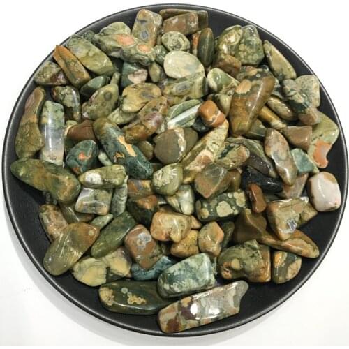 5-7mm 100g Natural Ocean Jasper Agate Gravel Stone Polished Specimen Healing Stones Natural Quartz Crystals Minerals