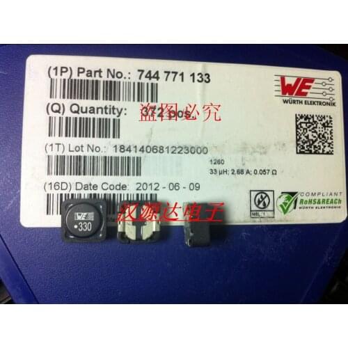744771133 WE330 33UH 3A 12X12X6MM shielded power inductor SMD