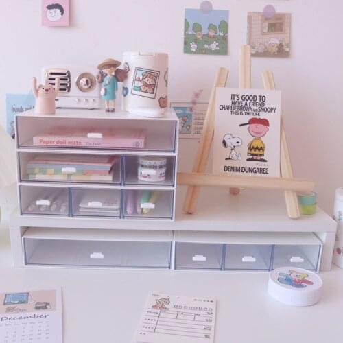 Large Capacity Multifunction Darwer Storage Box Cosmetic Makeup Container Organizing Boxes Dolls Collection for Home