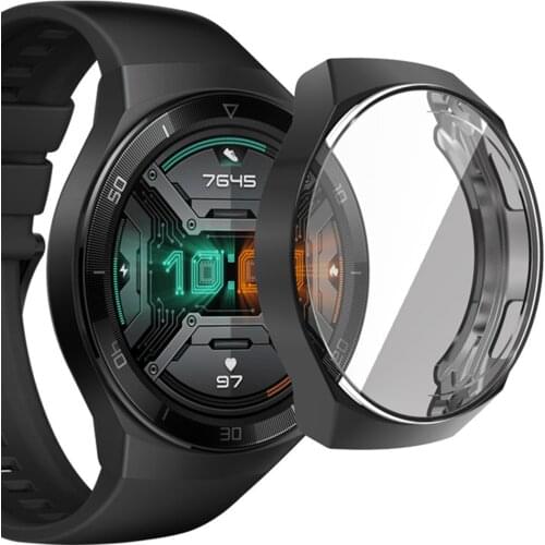 TPU Silicone Case For HUAWEI WATCH GT 2e HD Full Screen Protection Cover for HUAWEI GT2E Plating Shell watch accessories