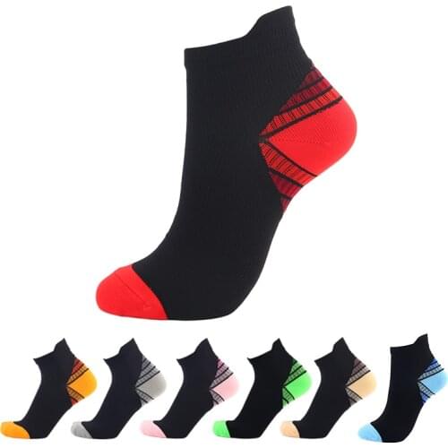 Compression Short Socks Women Men Stockings Varicose Foot Socks Compress Running Pressure Mmhg Sport Nylon Ankle Summer