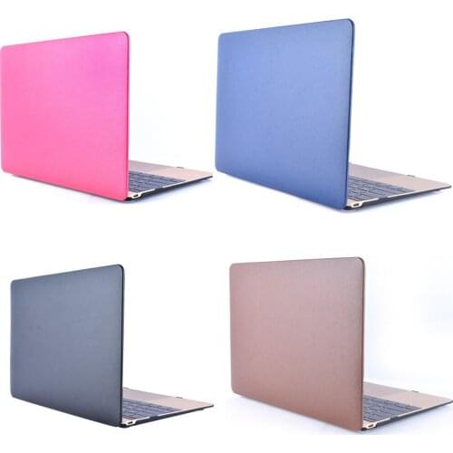 Leather PC Series Laptop Case For Macbook 12" A1534 Professional protection cover shell 2015 2016 2017 EMC 2746 EMC 2991 EMC 309