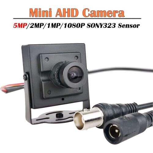 5MP AHD Mini Camera 2MP / 1mp 720P / 1080P Sony Imx323 Sensor 2.8mm Lens Security CCTV System Video Surveillance Cam
