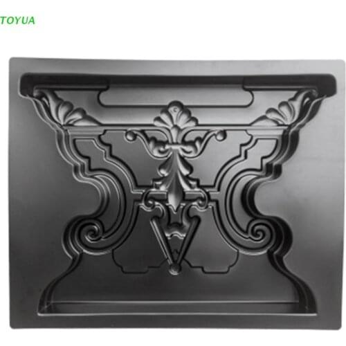 1XCC Garden Simulation Stone Chair Bench Leg Mold Plastic Cement Concrete Paving Mold