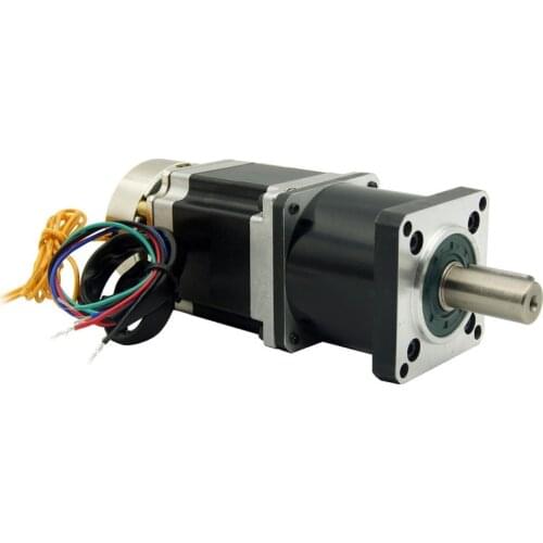 NEMA23 stepper motor 1.3N.m(186oz-in) with brake and Planetary reducer 4:1/5:1/10:1/16:1/20:1/25:1/40:1/50:1/100:1 ratio 3.0A