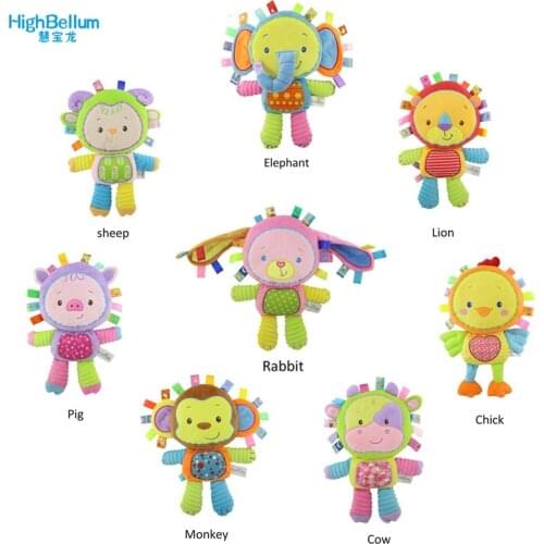 New Arrival Baby Toy Comforting Doll With Bb Rattles Toys For Baby 0-13 Years Baby Play Toy Appease Dolls HB Baby