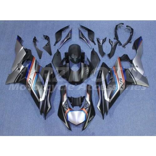 Style New ABS whole Fairings kit Fit for YAMAHA YZF-R6 2017 2018 2019 R6 17 18 19 Bodywork set Custom Free black silver matte
