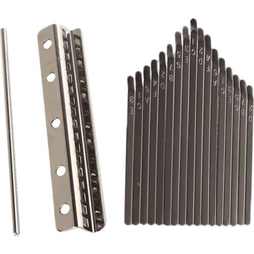 Thumb Piano Bridge Saddle DIY 17 Keys Percussion Instruments for Piano Makers