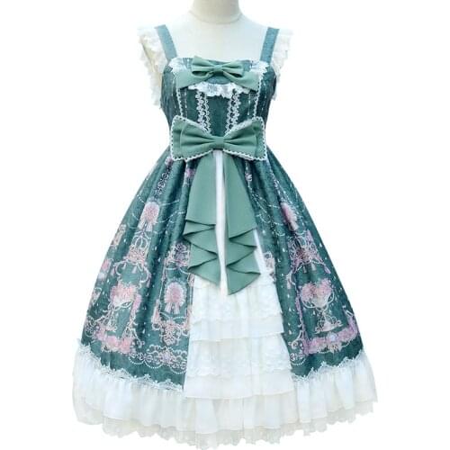 Dress for Women Kimono Fashion Floral Print Top Skirts Japanese Style Outfits Hanfu Dress Goth Lolita Korean Cosplay Costumes