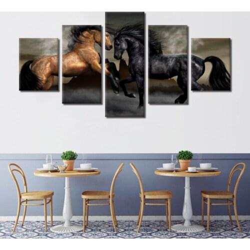 Modern Minimalist Living Room Sofa Poster Home Decoration Quintuple Bedroom Bedside Frameless Printing Canvas Hanging Paintings