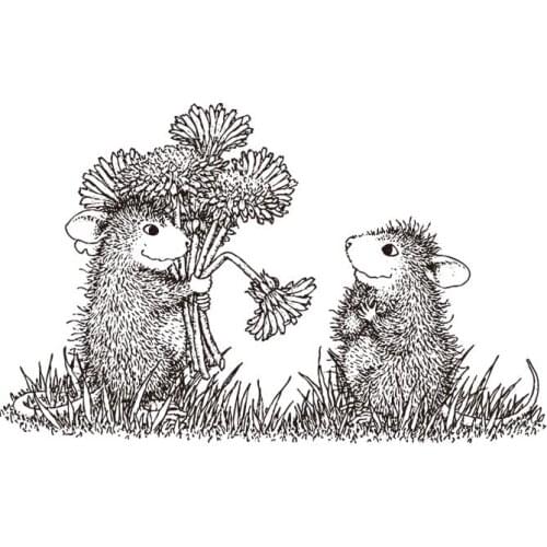 Mouse Transparent Clear Silicone Stamp/Seal for DIY scrapbooking/photo album Decorative clear stamp A0198