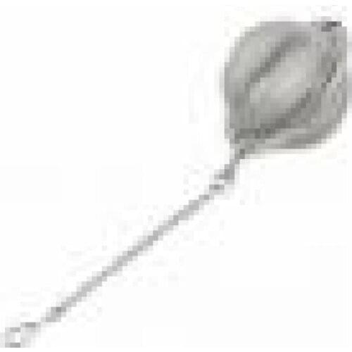Stainless Steel Infuser Strainer Mesh Tea Spoon Locking Spice Egg Shaped Ball Infuser Strainer Mesh Tea Spoon
