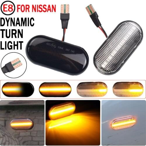 2pcs Led Dynamic Side Marker Turn Signal Light For Nissan Cube Z11 Camiones D40 Frontier D40 Fairlady Z33 Terrano III R51