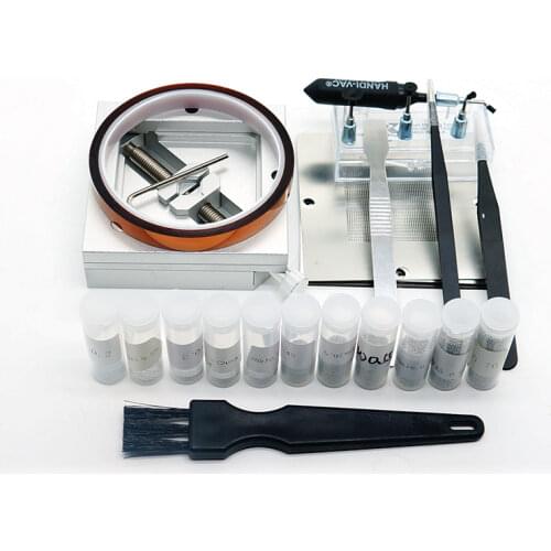 90*90mm universal bga reballing station,stencil holder