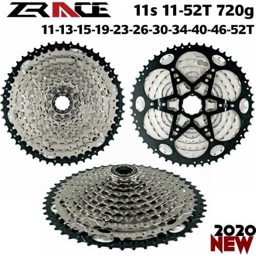 Bicycle Cassette ZRACE 11 speeds MTB bicycle freewheel 11-46 T/11-50 T/11-52 T, free adapter