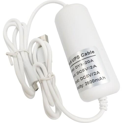 2600mAh Backup UPS Security Camera Power Bank Charger USB UPS Cable DIY DC 5V Output Rechargeable Batteries For Ip Camera