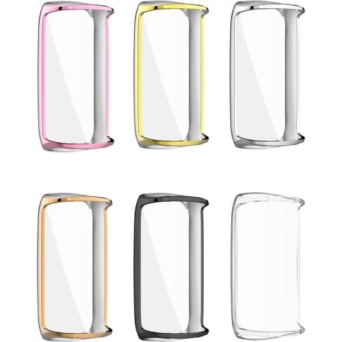 Screen Protector Soft TPU Watch Cases For Fitbit Luxe Anti Shock Scratch Full Protective Cover Shell For Fitbit Luxe Smartwatch