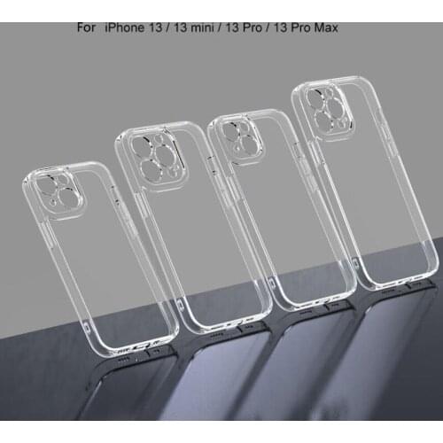 Camera Protector Clear Case For iPhone 13 mini 13 Pro Max TPU Silicon Fitted Bumper Soft Case for iPhone13 mini 13 Pro Max Cover