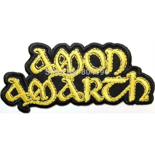 4.1" Gold Viking LOGO Embroidered NEW IRON ON and SEW ON Patch Heavy Metal embroidery patches for clothes