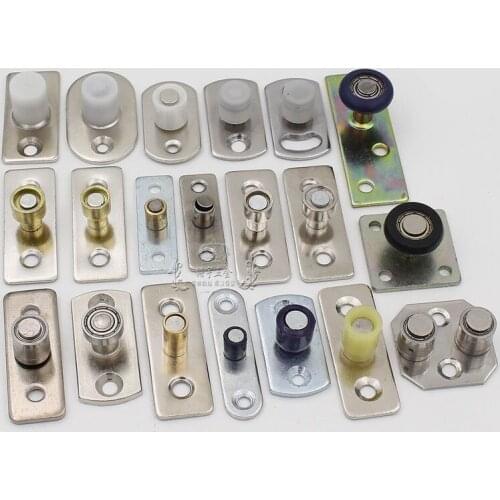1pcs Sliding door positioner fittings parts Sliding door track anti-swing positioner pulley limit guide wheel lower wheel