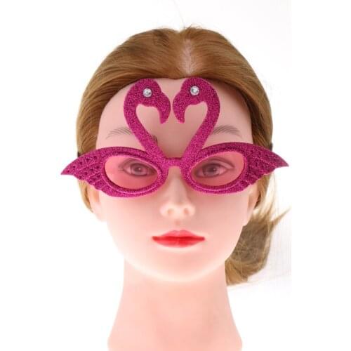 1 Pcs Novelty Flamingo Glasses Plastic Sunglasses Hawaiian Luau Party Unisex for Beach Party Costume Prop