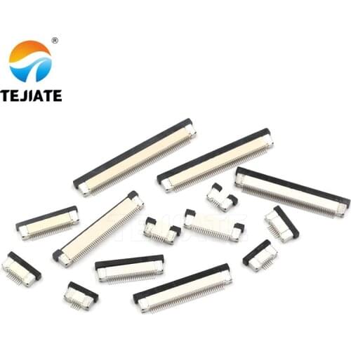 10PCS FFC/FPC Connector Flat Cable Socket 0.5MM Adapter 4/5/6/7/8/9/10/12/14/16/18/20P Down Drawer Type Plug Kit