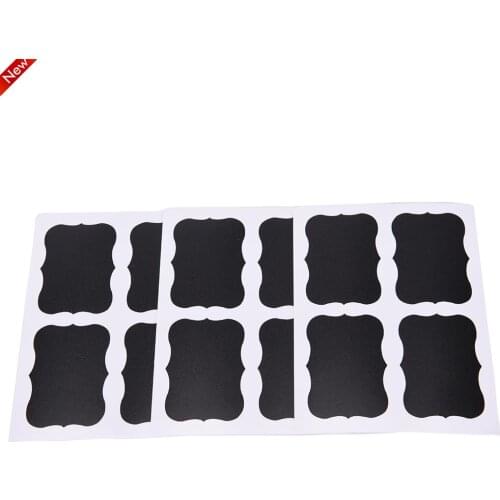 36Pcs Kitchen Jam Jar Stickers Label Blackboard Stickers Use On Candy Snack Nut Storage Box Container Craft Creative Sticker