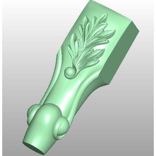 3D model STL format file for cnc router engraving furniture sofa cabinet chair leg pattern Artcam 797