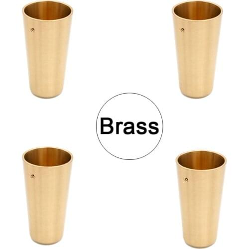 4PCS Brass Covers Chair Cups Cabinet Covers Sofa Brass Tip Cap Furniture Tube Leg Protector Metal Leg Base 62mm Height GF46