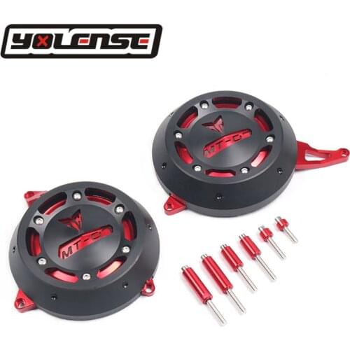 Motorcycle Accessories CNC Aluminum Engine Stator Starter Cover Frame Slider Protector For YAMAHA MT-07 FZ-07 MT07 FZ07 MT 07