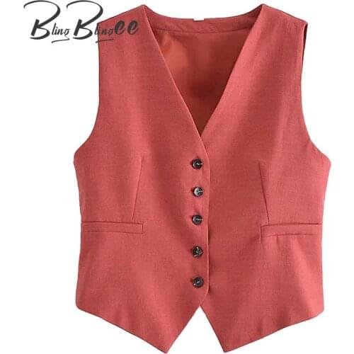 Женские осенние жилеты BlingBlingee China At AliExpress