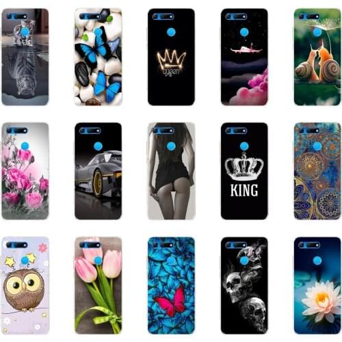 Case cover for Huawei Honor View 20 case back cover silicone 360 full protective Huawei Honor View 20 Coque etui clear 1