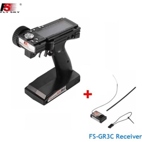 Flysky FS-GT3B FS GT3B 2.4G 3CH Gun RC System Transmitter with Receiver For RC Car Boat