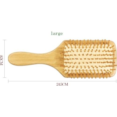 Hair Comb Natural Bamboo Wooden combs for Men Women Eco-Friendly Tooth Hair Brush 100% Handmade Beauty Tools