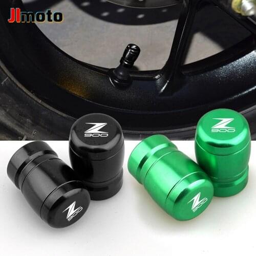 Z900 Motorcycle Tyre Valve Cover Tire Air Port Stem Cap Plug CNC Aluminum Accessories For Kawasaki Z900 2017 2018 2019 2020 2021