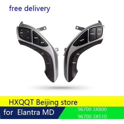 For Hyundai Elantra AVANTE MD Multifunction Steering wheel button Bluetooth Audio and cruise control Car steering wheel