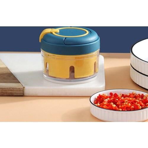 Multifunctional Garlic Press Manual Food Vegetable Pepper Corn Meat Grinder Kitchen Gadget